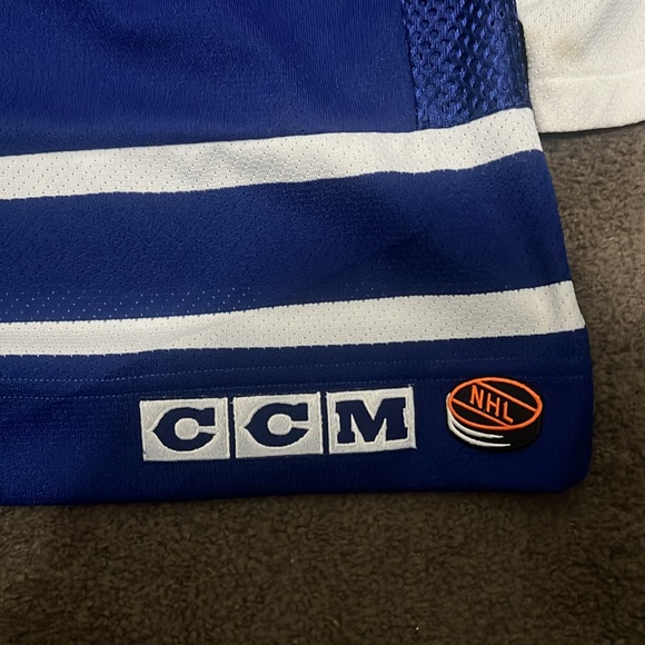 🏒🍁 CCM Toronto Maple Leafs Vintage Youth Jersey size L/XL EUC - Picture 6 of 6